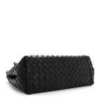 Nappa Intrecciato Medium Andiamo Shoulder Bag Black