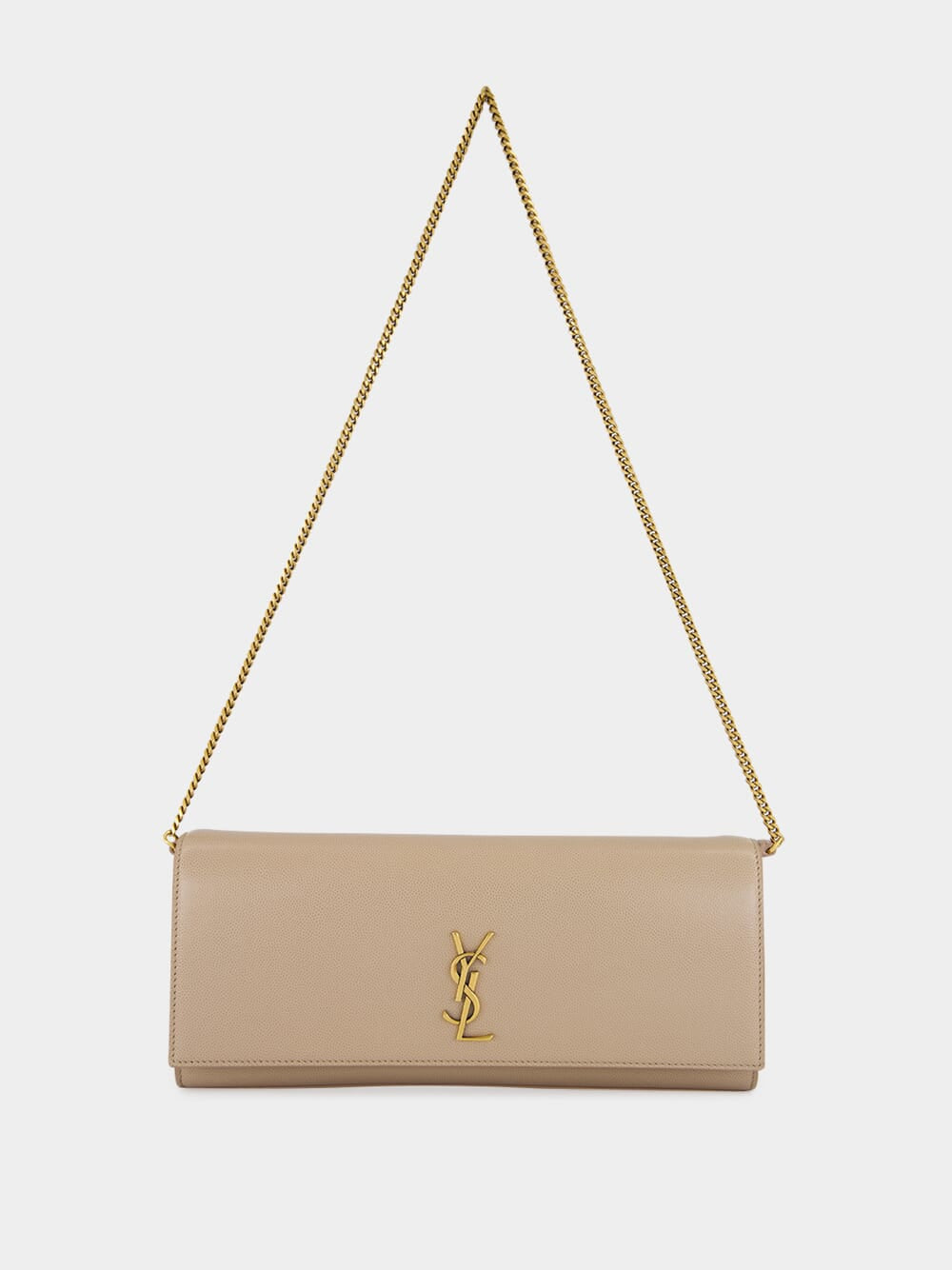 Dark Beige Kate Clutch