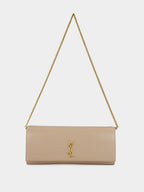 Dark Beige Kate Clutch