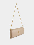 Dark Beige Kate Clutch