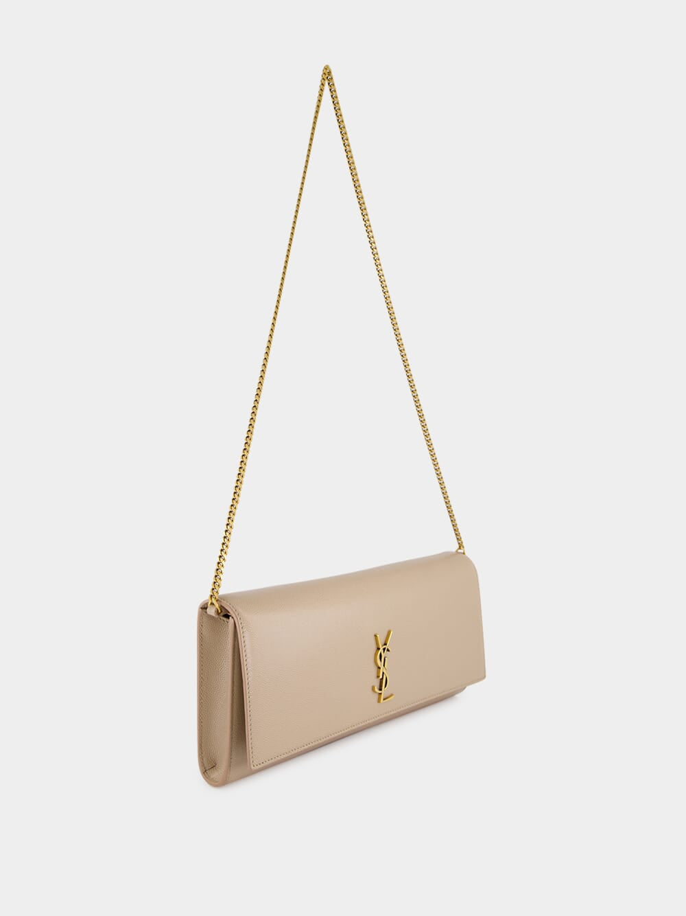 Dark Beige Kate Clutch