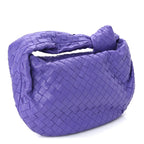 Nappa Intrecciato Teen Jodie Hobo Purple