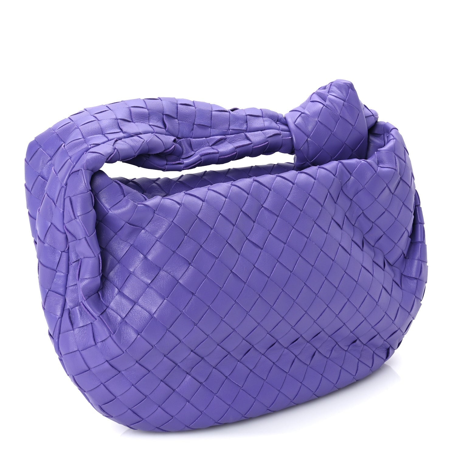 Nappa Intrecciato Teen Jodie Hobo Purple