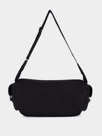 Black GG Canvas Large Crossbody Bag