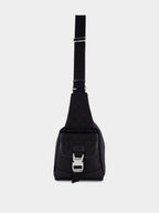 Black GG Canvas Large Crossbody Bag