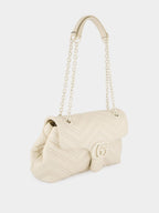 Ivory GG Marmont Small Shoulder Bag