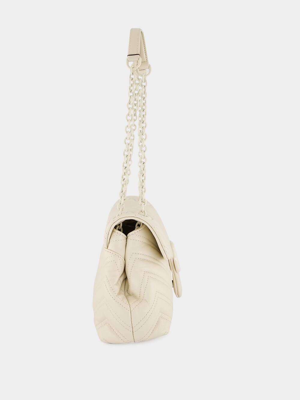 Ivory GG Marmont Small Shoulder Bag
