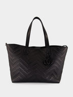 Black GG Marmont Large Tote Bag