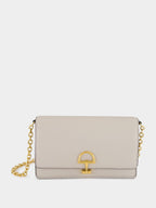 Sphinx Calfskin Wallet with Removable Chain