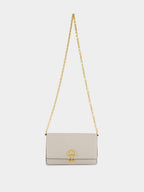 Sphinx Calfskin Wallet with Removable Chain