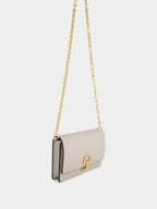 Sphinx Calfskin Wallet with Removable Chain