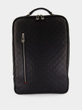 Black GG Emblem Medium Backpack