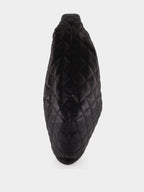 Black Icare Quilted Nappa Hobo Bag
