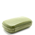 Alligator Knot Clutch Tea Leaf