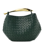 Nappa Intrecciato Sardine Bag Emerald Green