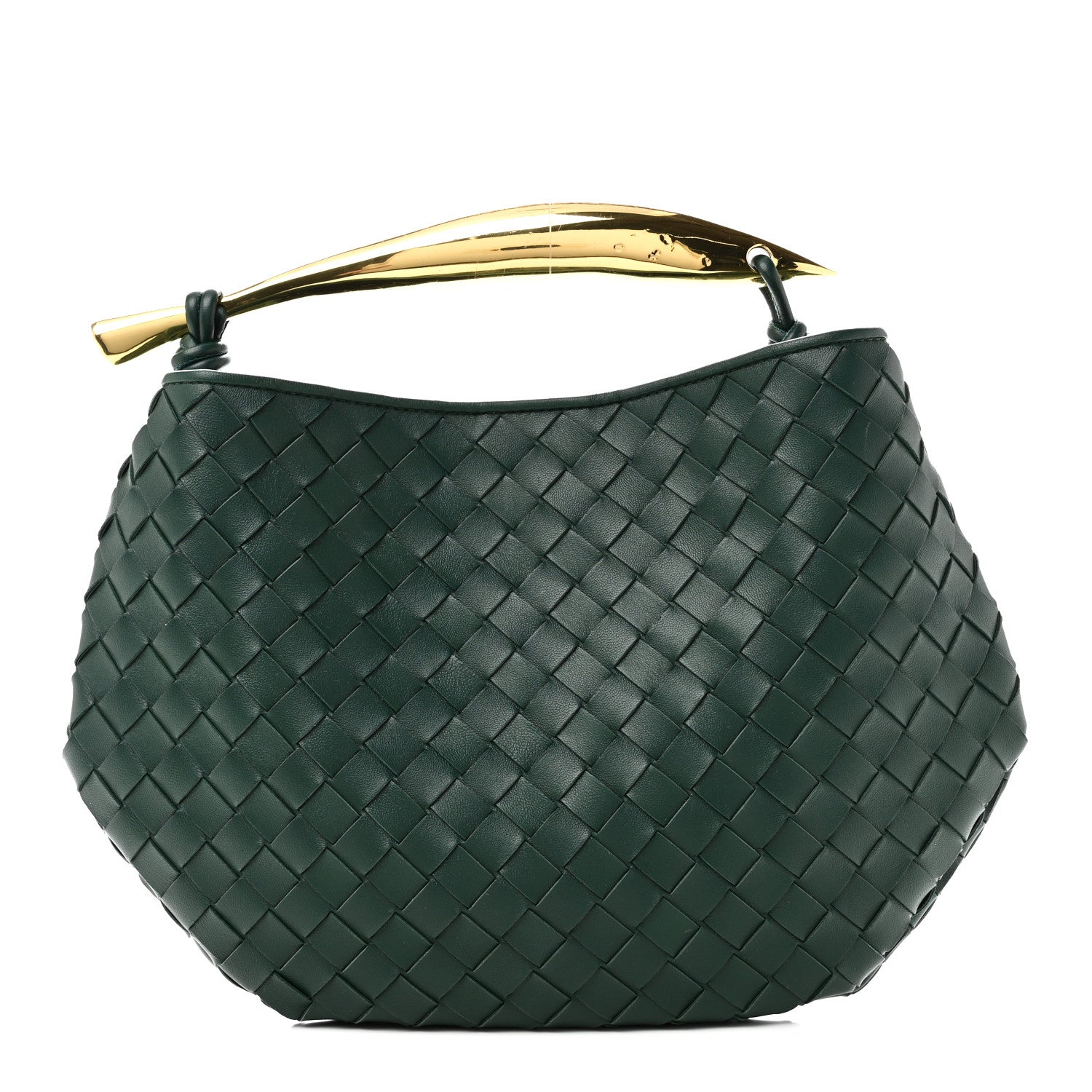 Nappa Intrecciato Sardine Bag Emerald Green