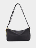 Black Half Horsebit Medium Shoulder Bag