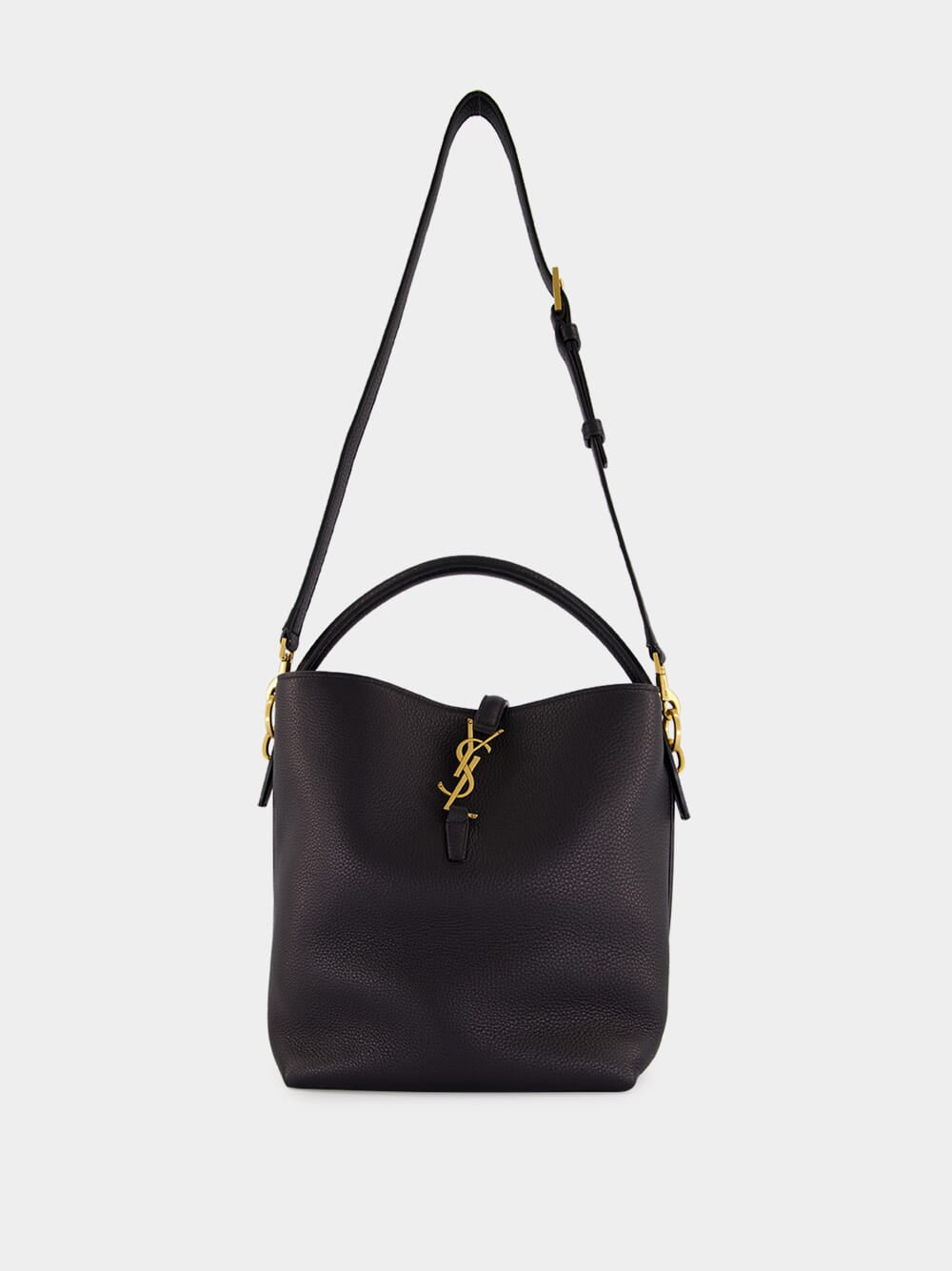 Black Le 37 Supple in Grained Leather
