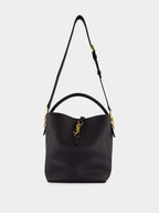 Black Le 37 Supple in Grained Leather