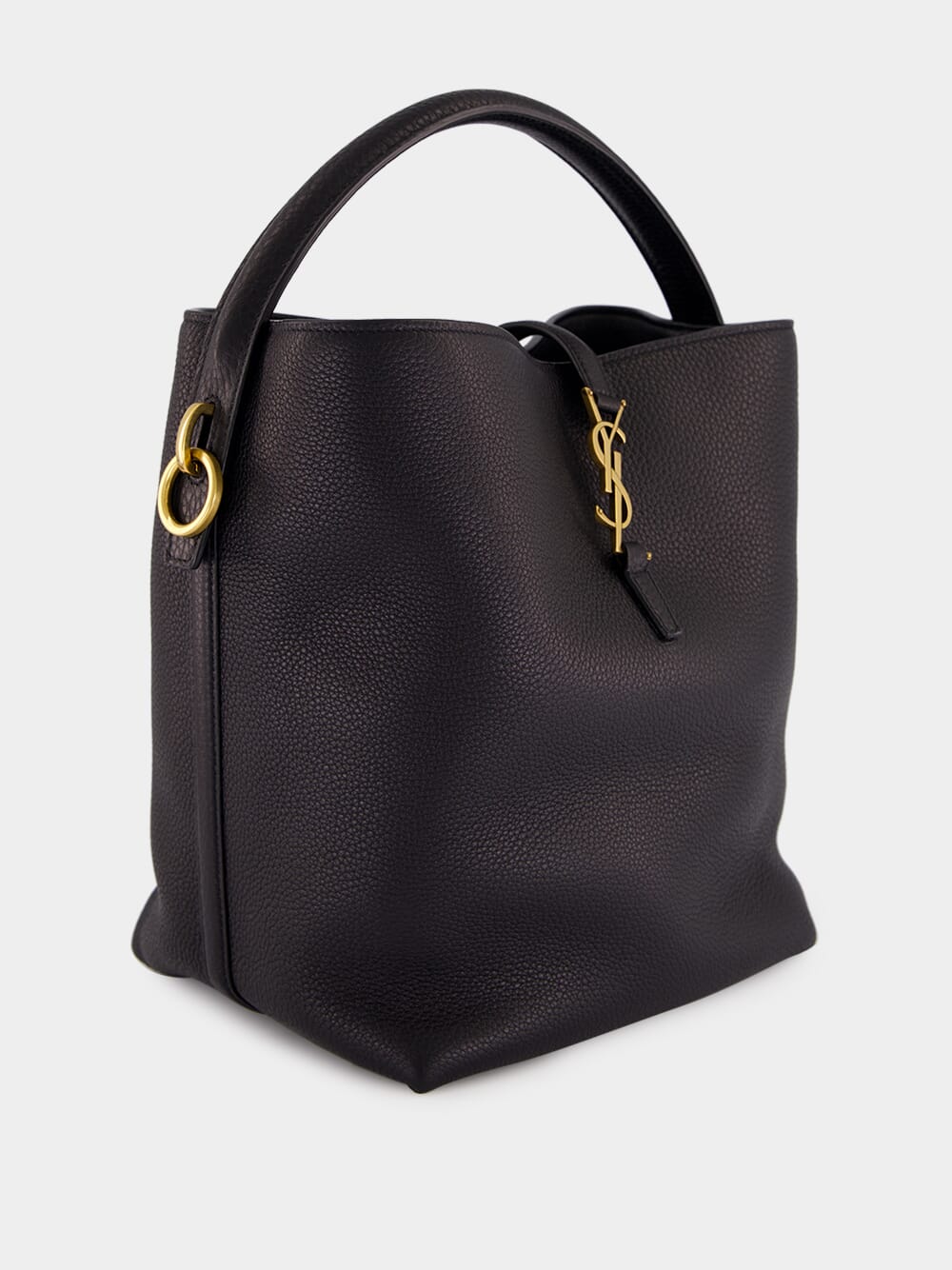 Black Le 37 Supple in Grained Leather