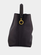 Black Le 37 Supple in Grained Leather