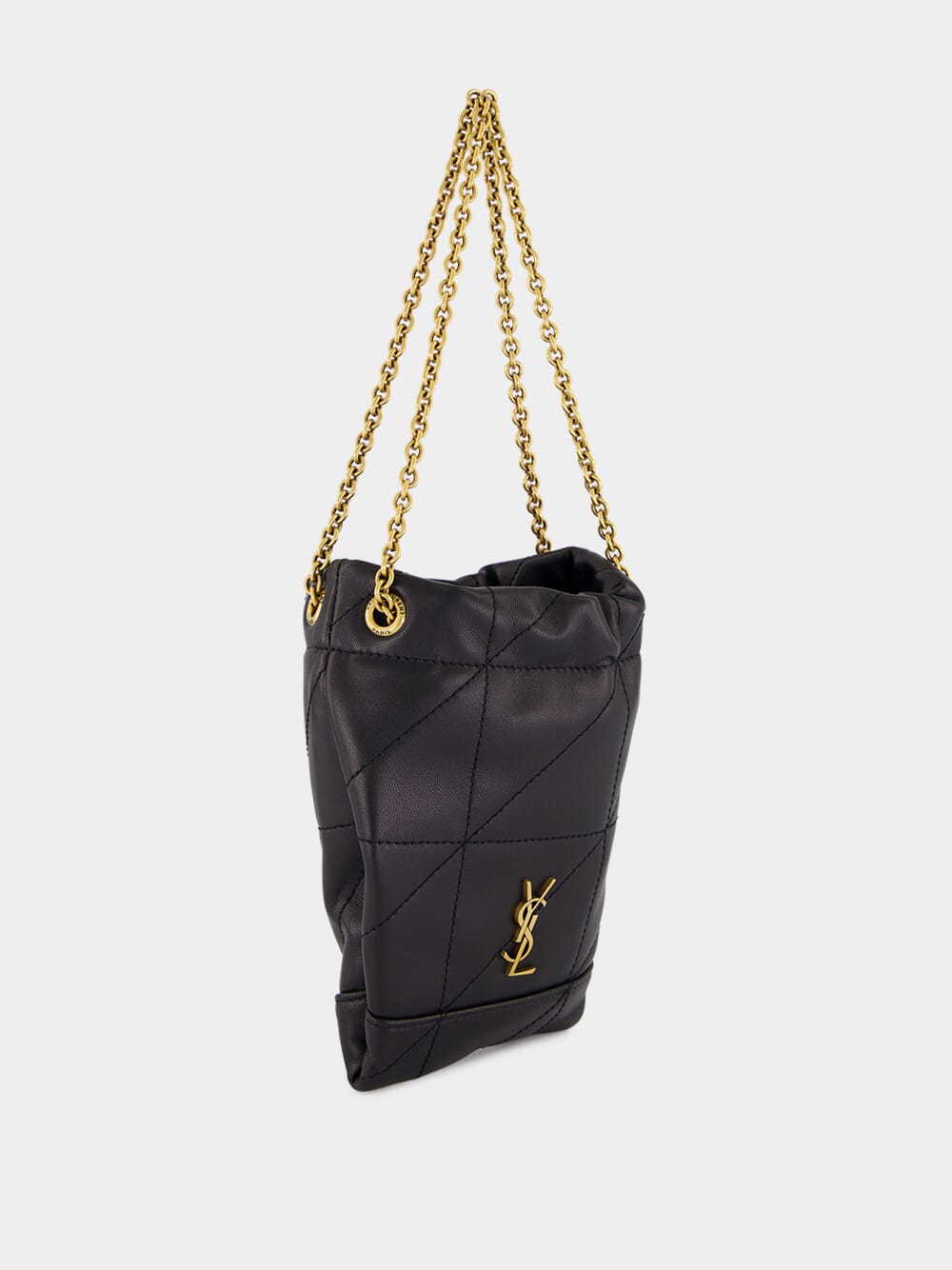 Black Small Jamie Pouch in Lambskin