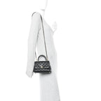 Caviar Quilted Extra Mini Coco Handle Flap Black