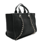 Mixed Fibers Small Deauville Tote Black