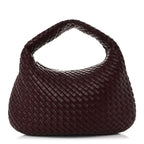 Lambskin Intrecciato Medium Padded Veneta Deep Mahogany