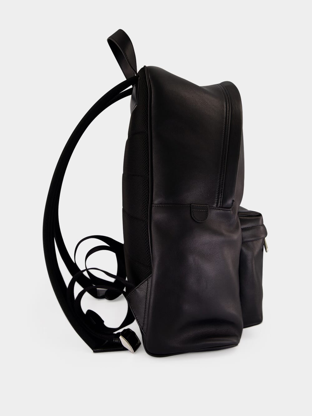Black Web Trademark Large Backpack