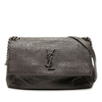 Yves Saint Laurent YSL Medium Croc Embossed Crossbody