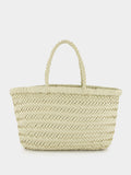 Pearl Mini Flat Gora Woven Leather Bag