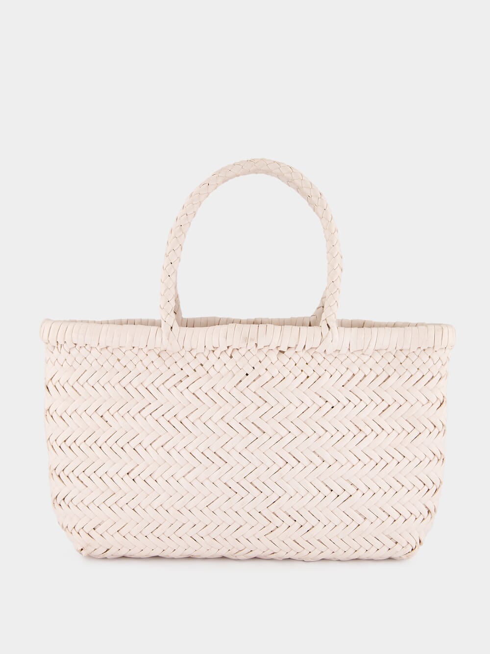Mini Flat Gora Sand Woven Bag