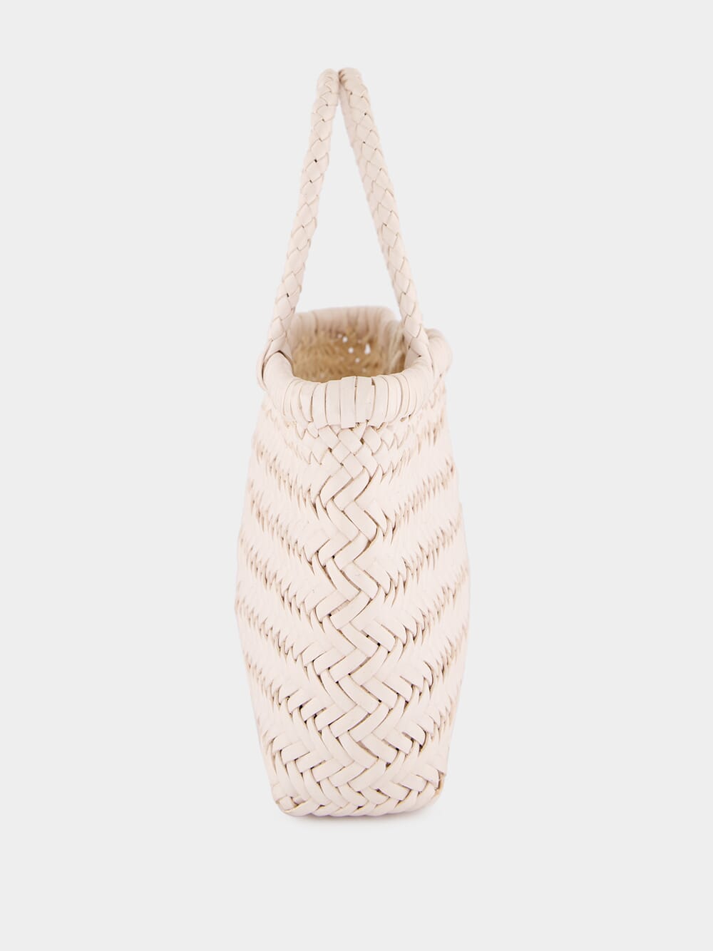 Mini Flat Gora Sand Woven Bag