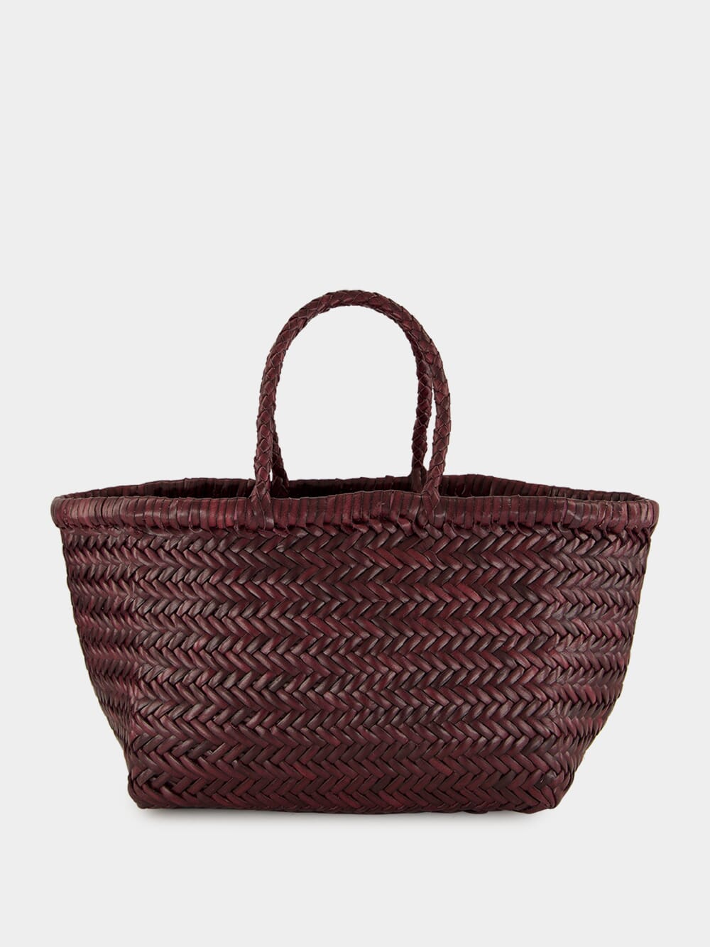 Triple Jump Small Basket Bag in Plum