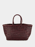 Triple Jump Small Basket Bag in Plum