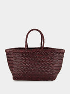 Triple Jump Small Basket Bag in Plum