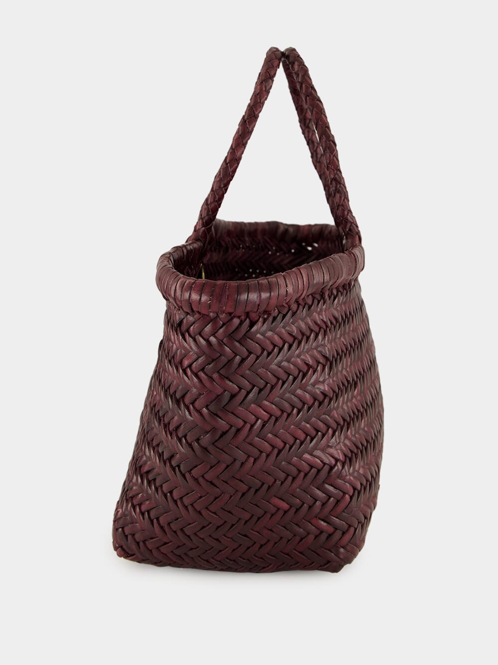 Triple Jump Small Basket Bag in Plum