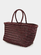 Triple Jump Small Basket Bag in Plum