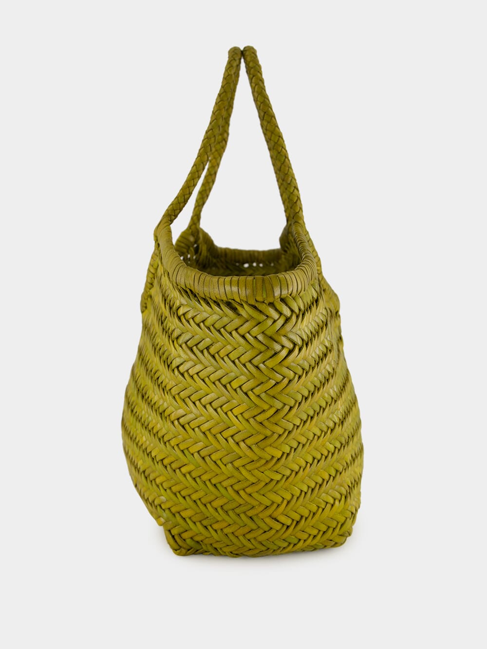 Nantucket Big Basket Bag in Bamboo Green