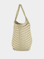 Nantucket Big Basket Bag in Pearl