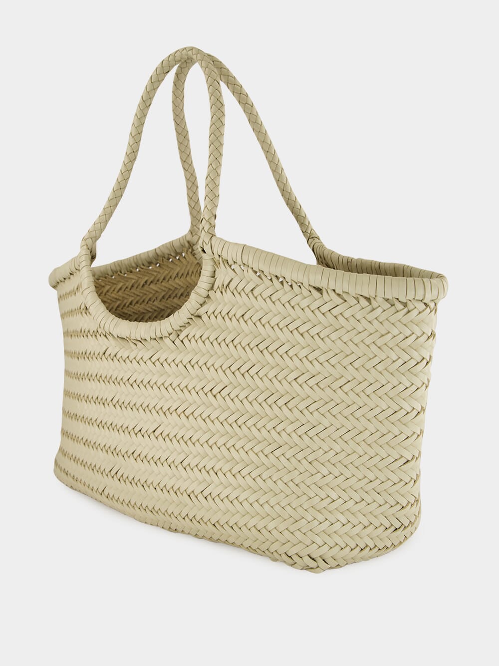 Nantucket Big Basket Bag in Pearl
