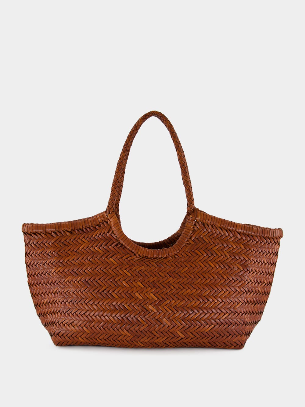 Nantucket Big Tan Woven Tote