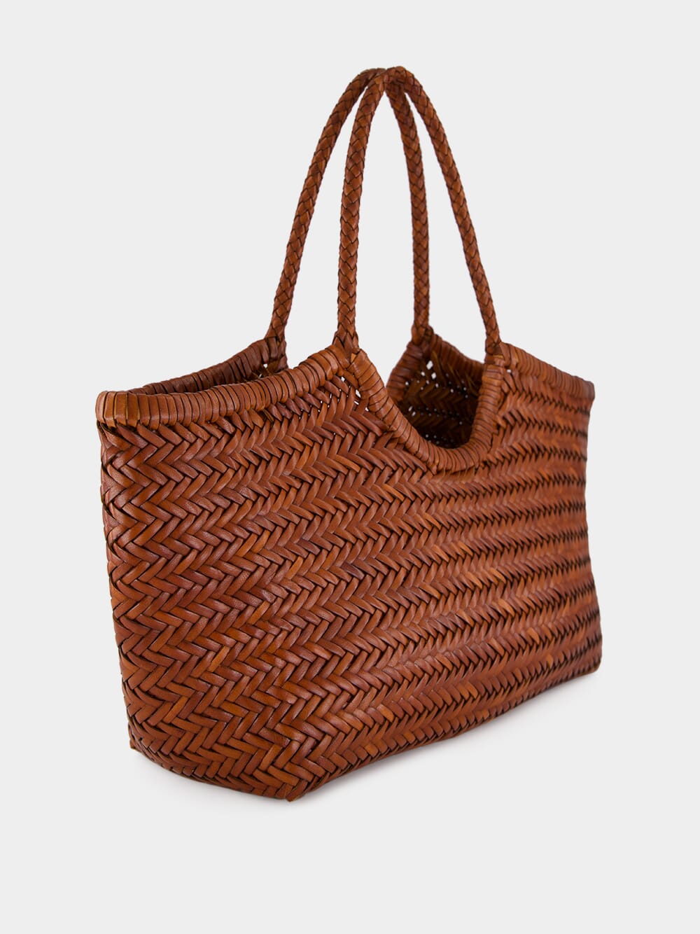 Nantucket Big Tan Woven Tote