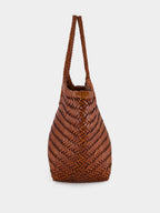Nantucket Big Tan Woven Tote