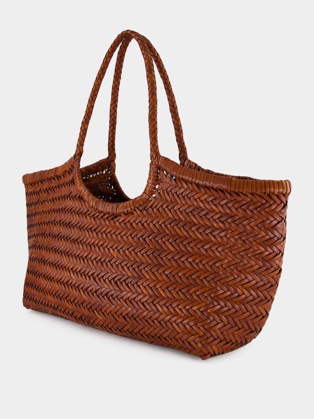 Nantucket Big Tan Woven Tote