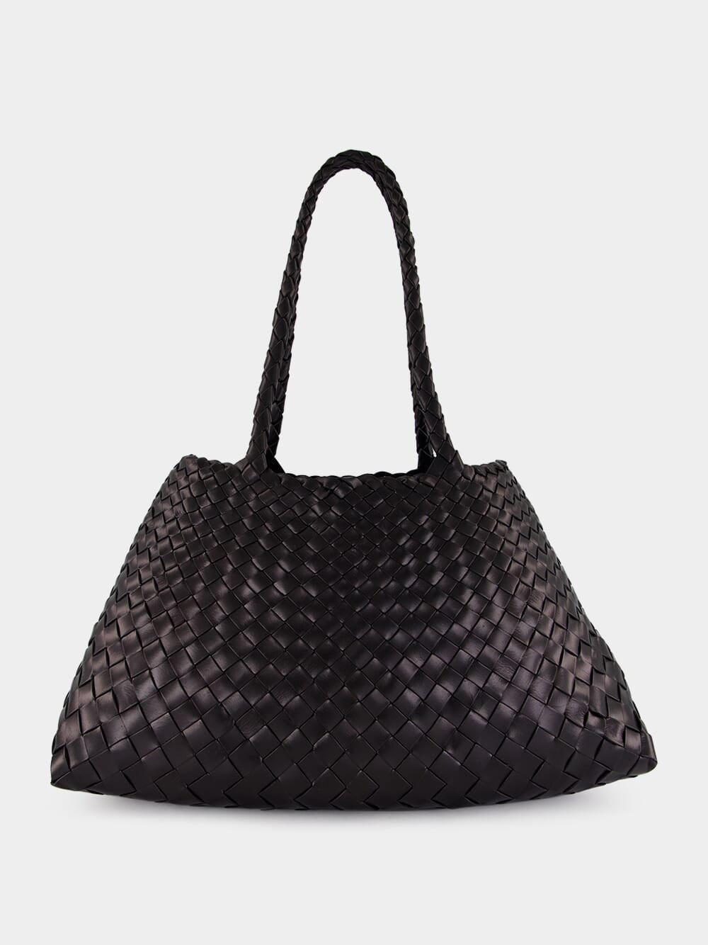 Santa Croce Big Black Woven Tote