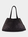 Santa Croce Big Black Woven Tote