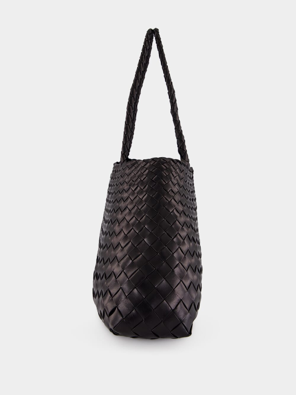 Santa Croce Big Black Woven Tote