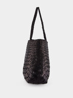 Santa Croce Big Black Woven Tote